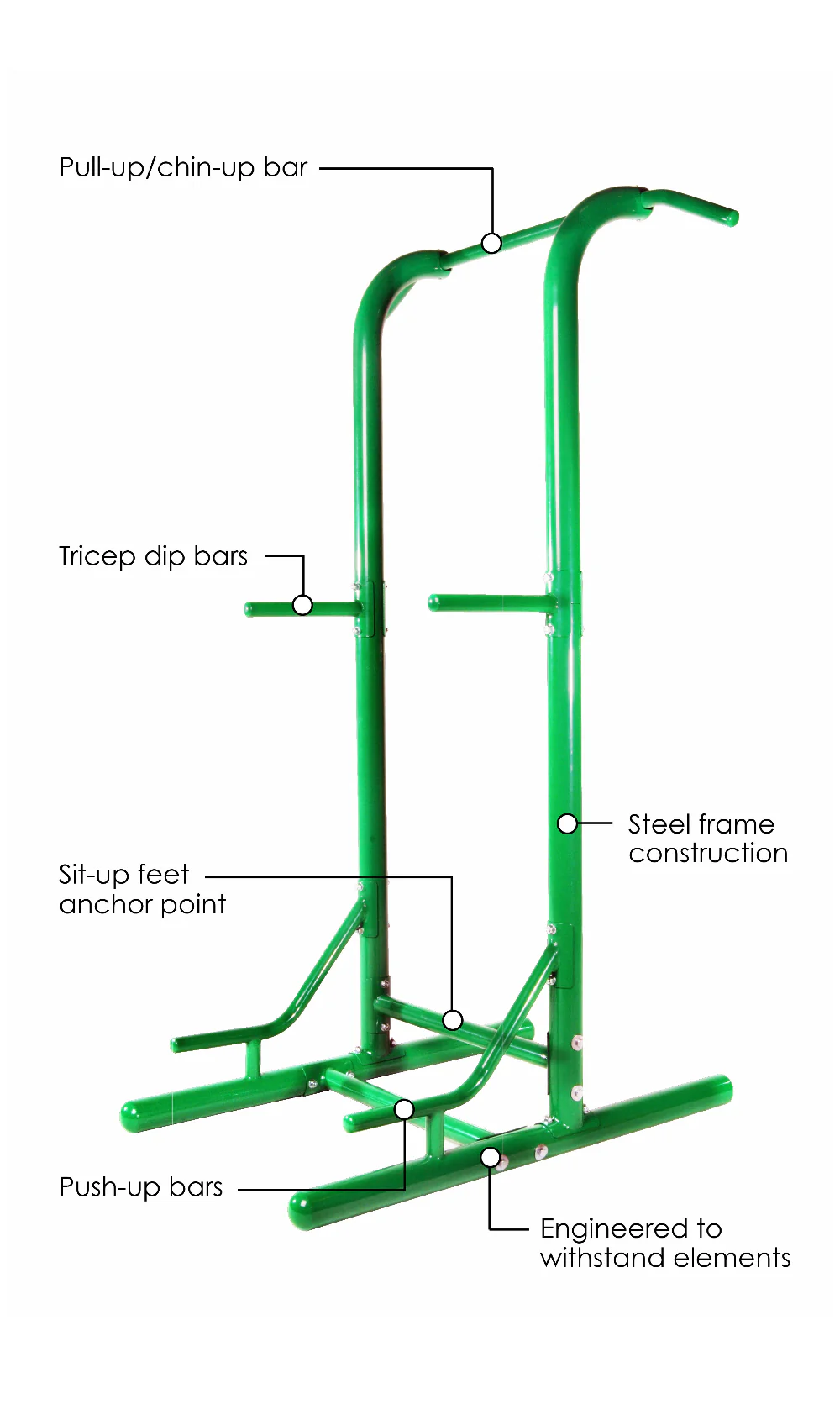 Stamina® Outdoor Fitness Power Tower - Image 3