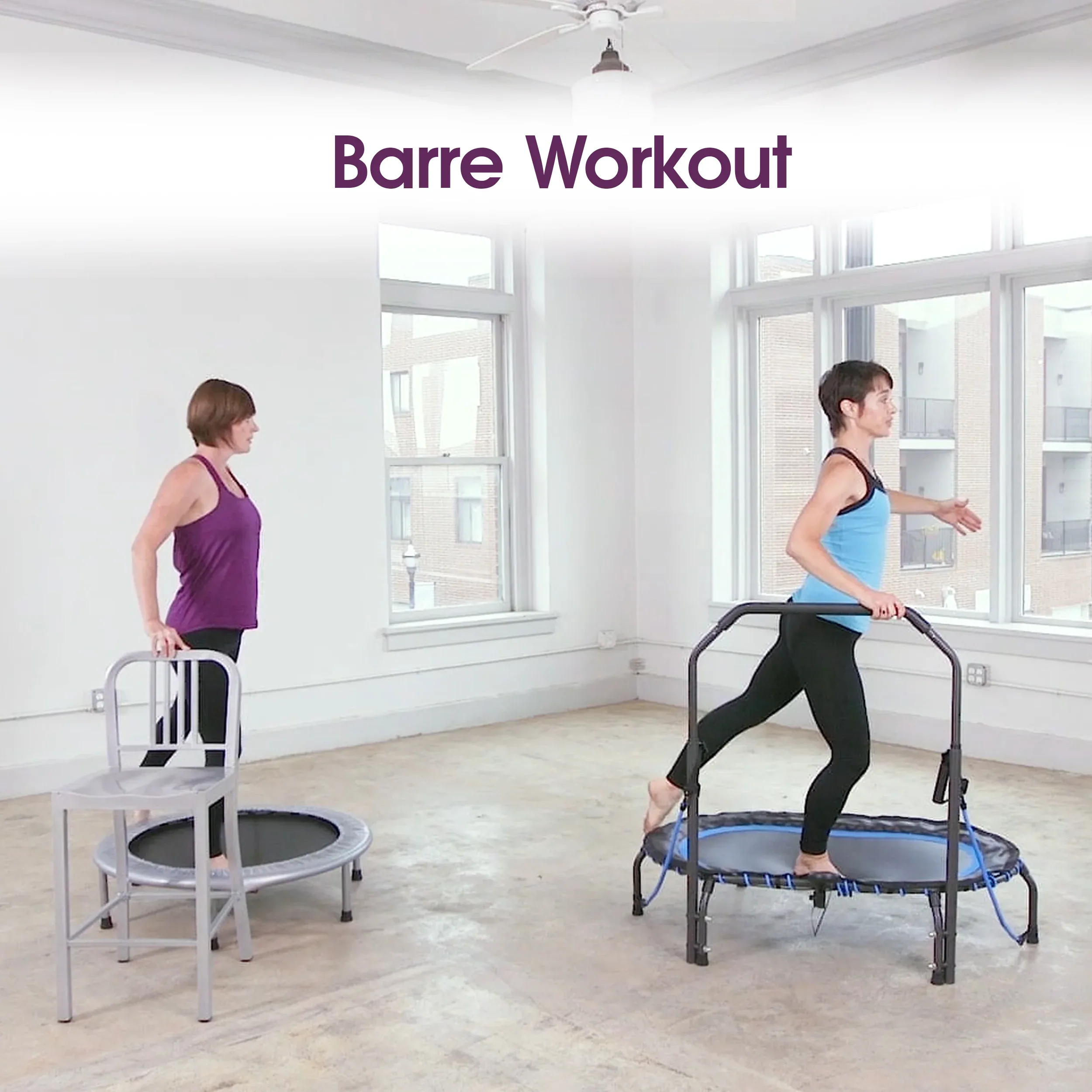 Fitness Trampoline - Barre Workout - Image 3